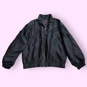 Vintage Studio Sportif Silk Beaded Windbreaker - Size Small